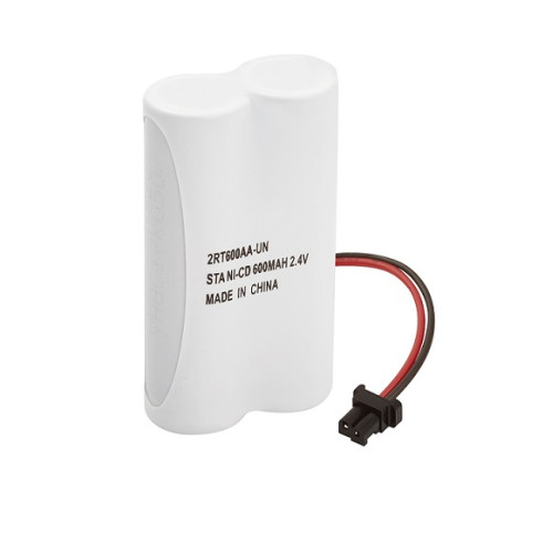 Bateria NiCd Para Telefone Sem Fio 2,4V 600mAh 2xAA Conector Universal