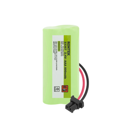 Bateria NiMh Para Telefone Sem Fio 2,4V 800mAh 2xLAAA