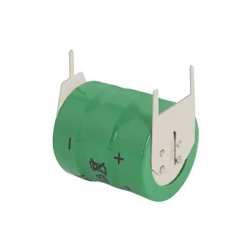 Pilha Botão Recarregável 3,6V 60mAh 3 Terminais - Rontek