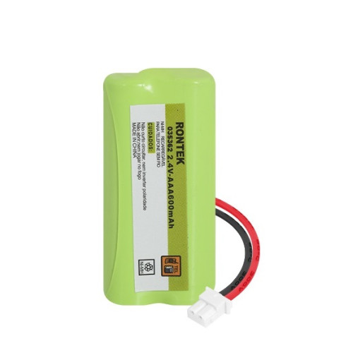 Bateria NiMh Para Telefone Sem Fio 2,4V 600mAh 2xAAA Conector Molex